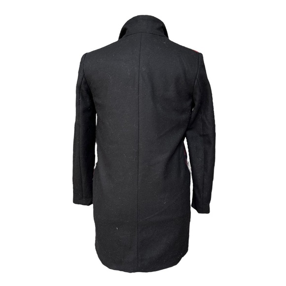 Gap Double Breasted Wool Blend Plaid Winter Coat Size: M - Picture 5 of 13